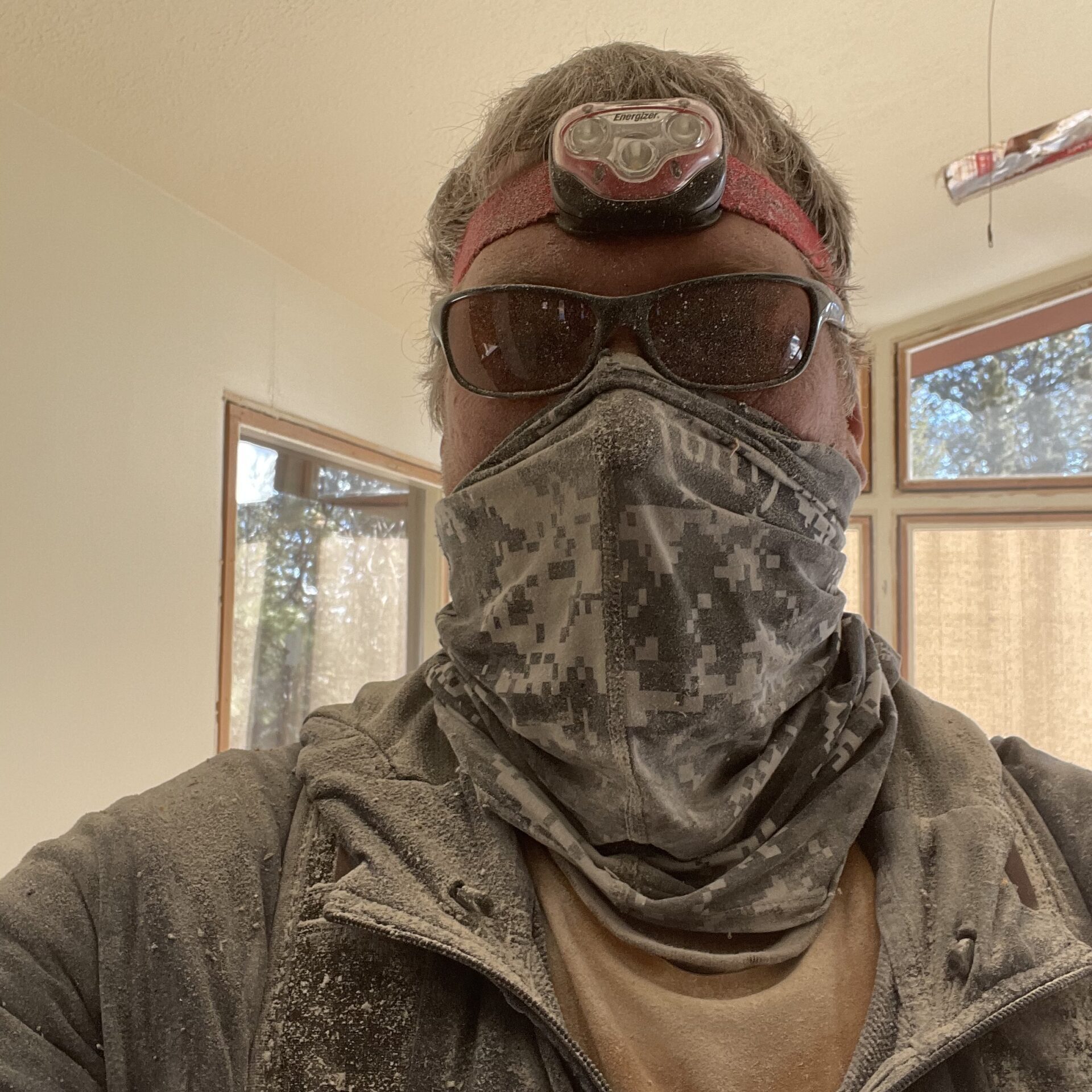 Drywall dust!